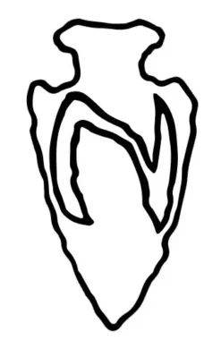 NORTH Arrow Head Scooter Sticker