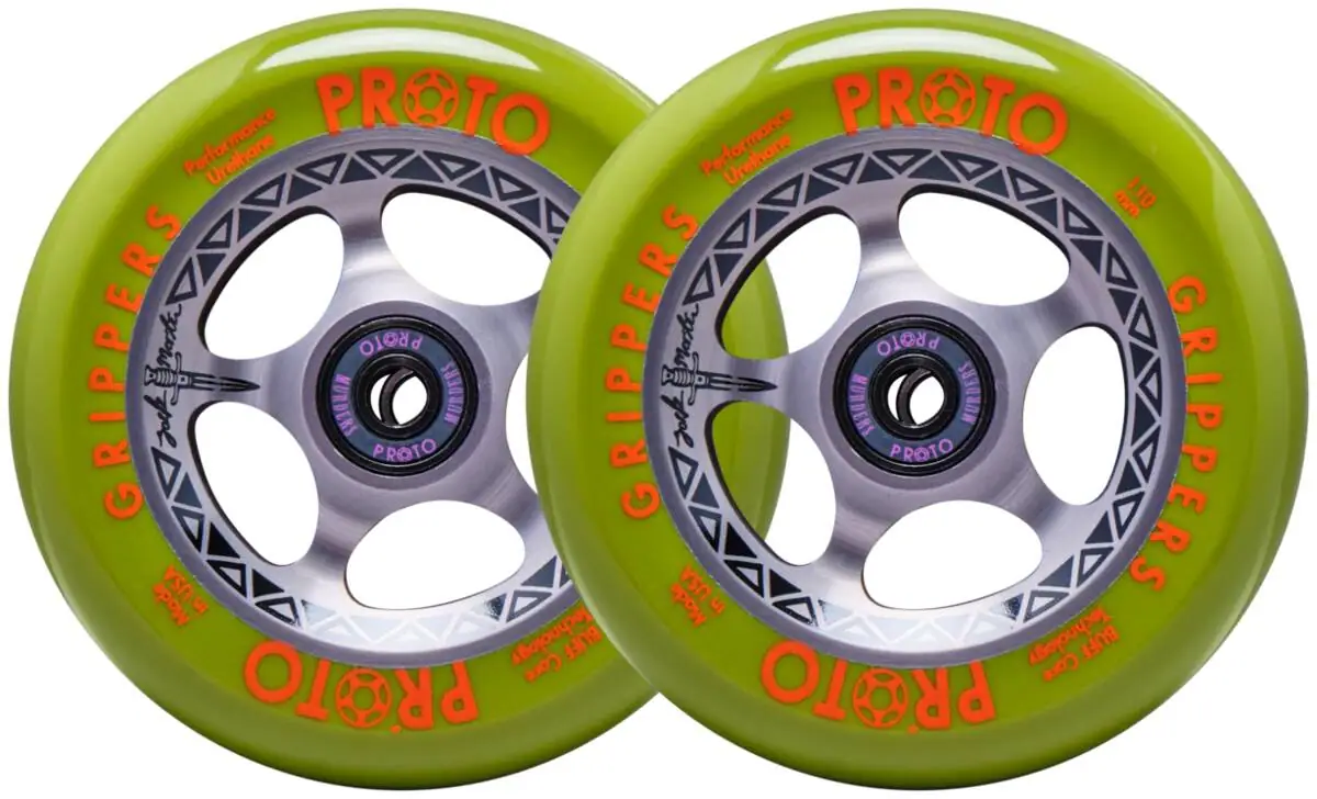 PROTO Grippers Signature Pro Scooter Wheels 2-pack 1 PROTO Grippers Signature Pro Scooter Wheels 2-pack