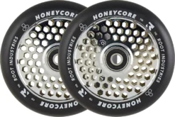 Honeycore Black 110mm 2-pack Pro Scooter Wheels -Striker Shop root honeycore black 110mm 2 pack pro scooter wheels dg