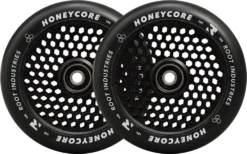 Honeycore Black 120mm 2-pack Pro Scooter Wheels -Striker Shop root honeycore black 120mm 2 pack pro scooter wheels tq