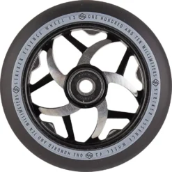 Striker Essence V3 Black Pro Scooter Wheel -Striker Shop striker essence v3 black pro scooter wheels 22