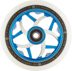 Striker Essence V3 White Pro Scooter Wheel 11 Striker Essence V3 White Pro Scooter Wheel -Striker Shop striker essence v3 white pro scooter wheels xa
