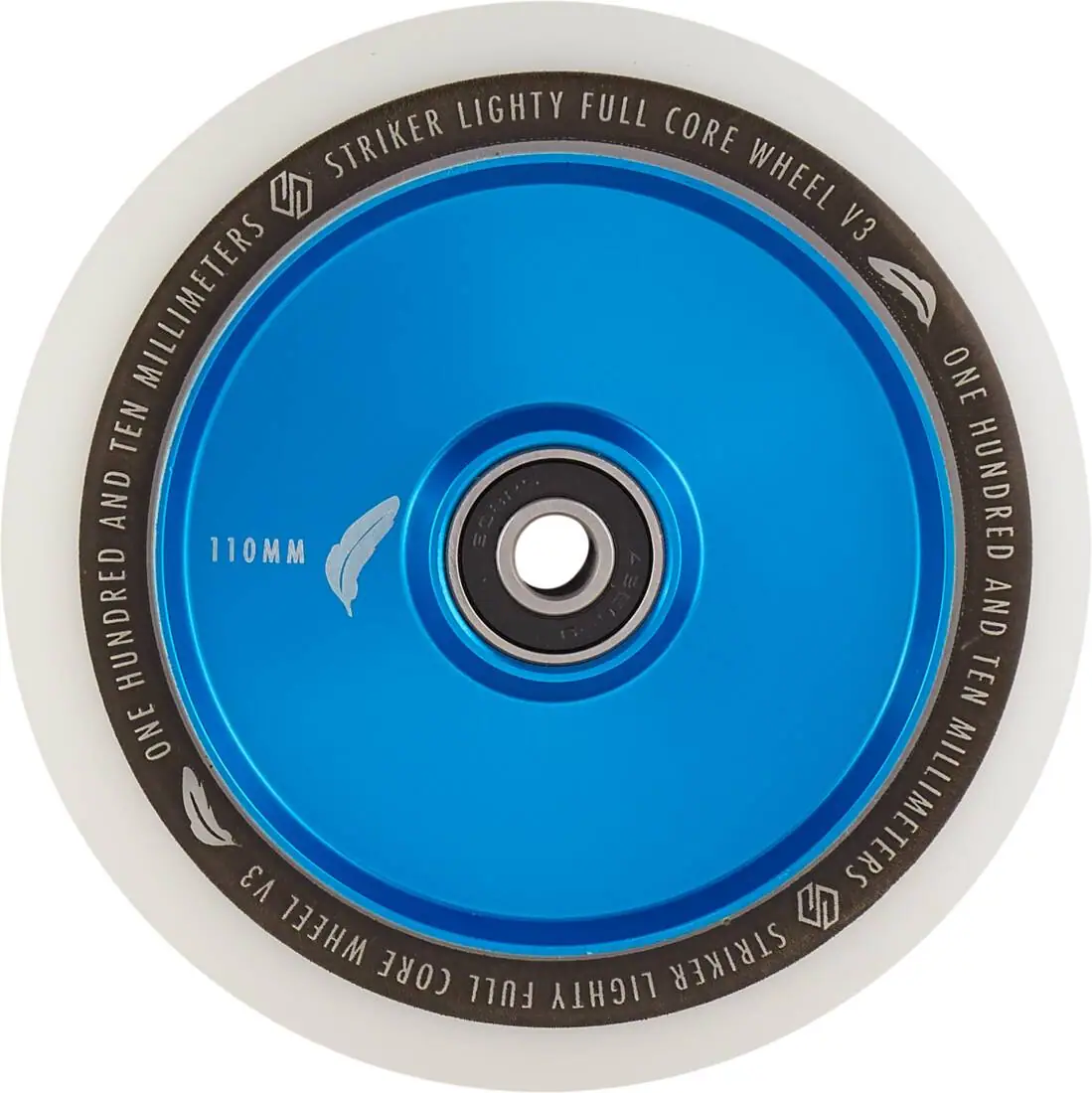 Striker Lighty Full Core V3 White Pro Scooter Wheel 3 Striker Lighty Full Core V3 White Pro Scooter Wheel - Image 3